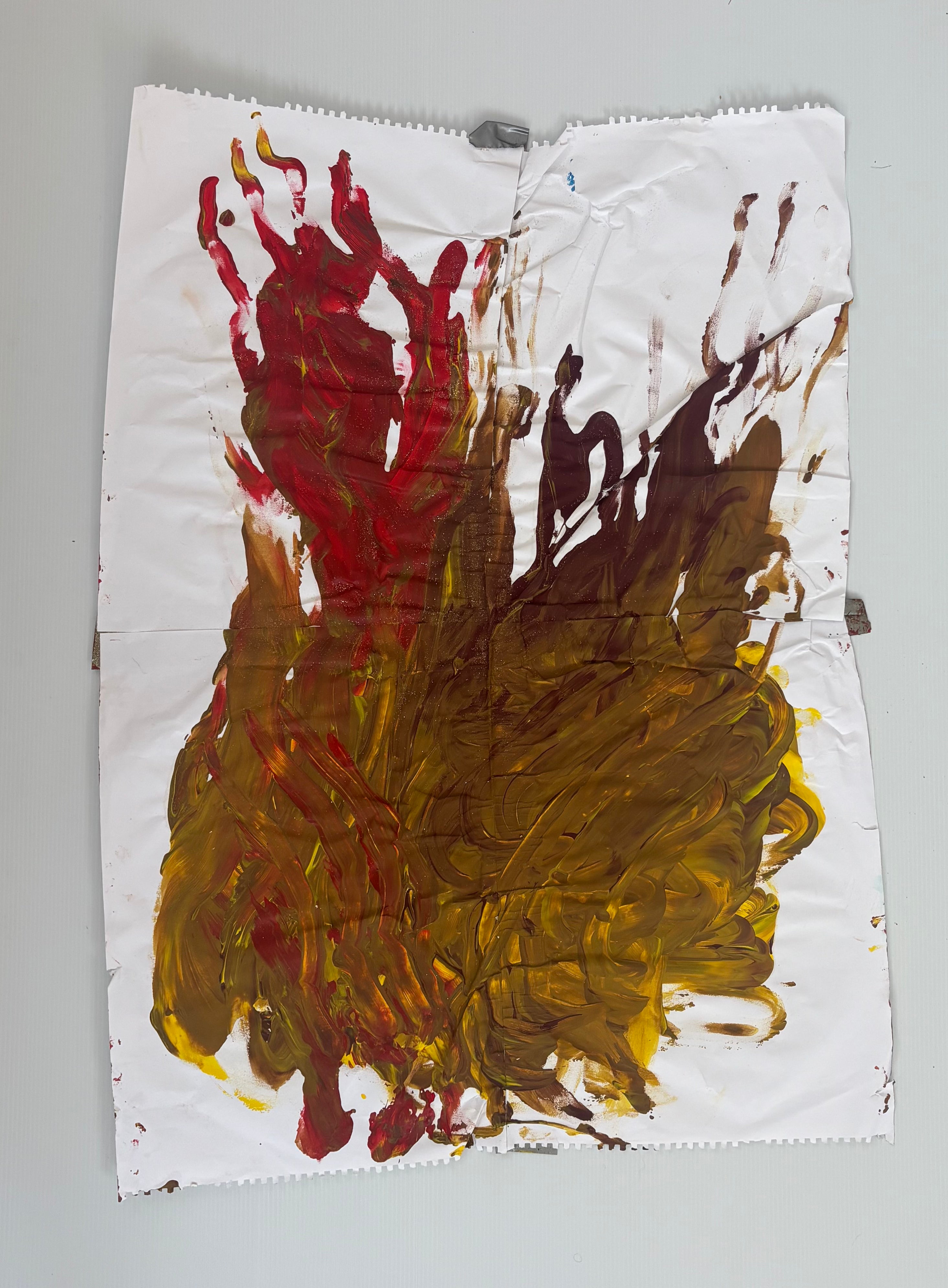 bushfire — original artwork by Matt Webb